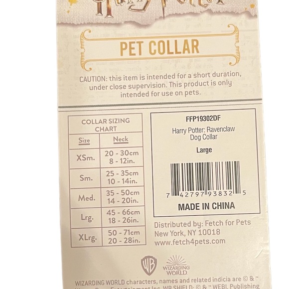 BNWT Harry Potter Ravenclaw Dog Collar - Picture 4 of 4